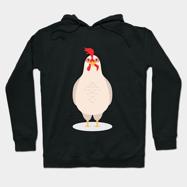 A Cute Chicken Hoodie by iswenyi Art